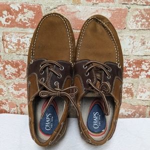 Chaps Men's 11 Wide Boat Shoes Lace Up. Box 47